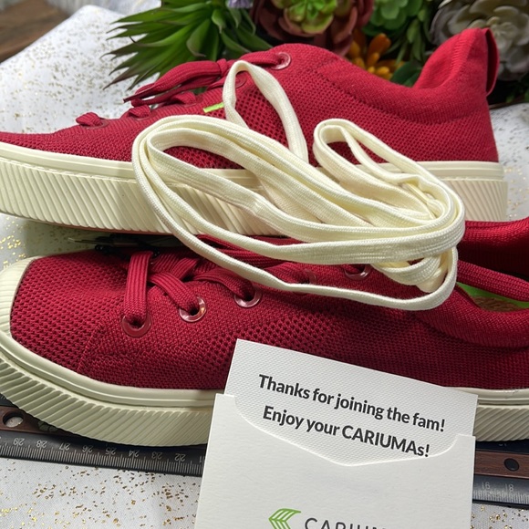CARIUMA SNEAKERS NWT RED SIZE 10 WOMENS MENS TENNIS SHOES - Picture 11 of 13